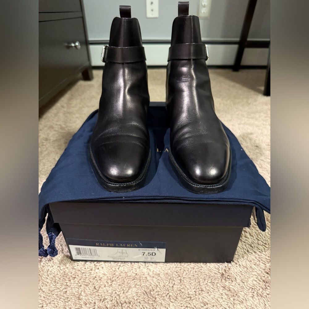 Ralph Lauren Men’s castlewood calf boots
